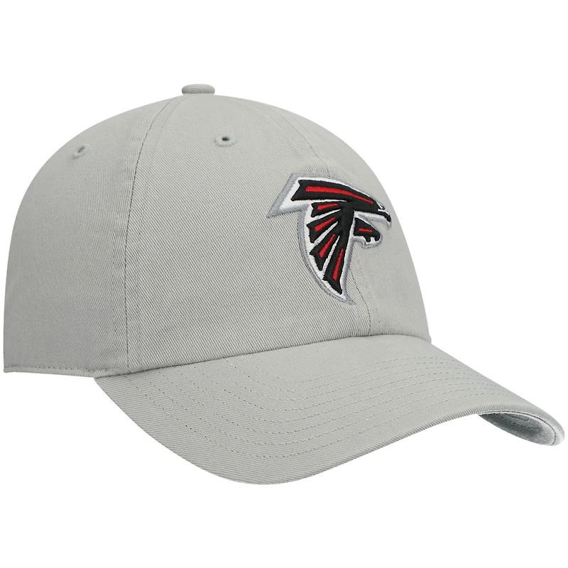 Men's '47 Gray Atlanta Falcons Clean Up Adjustable Hat