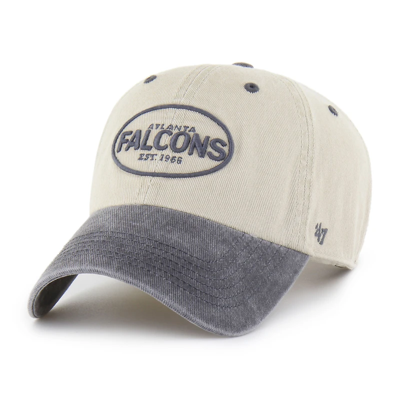Casquette ajustable kaki « Breaking Trail Clean Up » pour homme, modèle 47 des Falcons d'Atlanta
