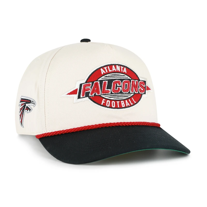 Men's '47 Natural Atlanta Falcons Frame Out Two Tone Hitch Adjustable Hat