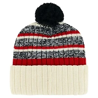Bonnet en tricot à revers Tavern '47 Natural Atlanta Falcons pour hommes avec pompon