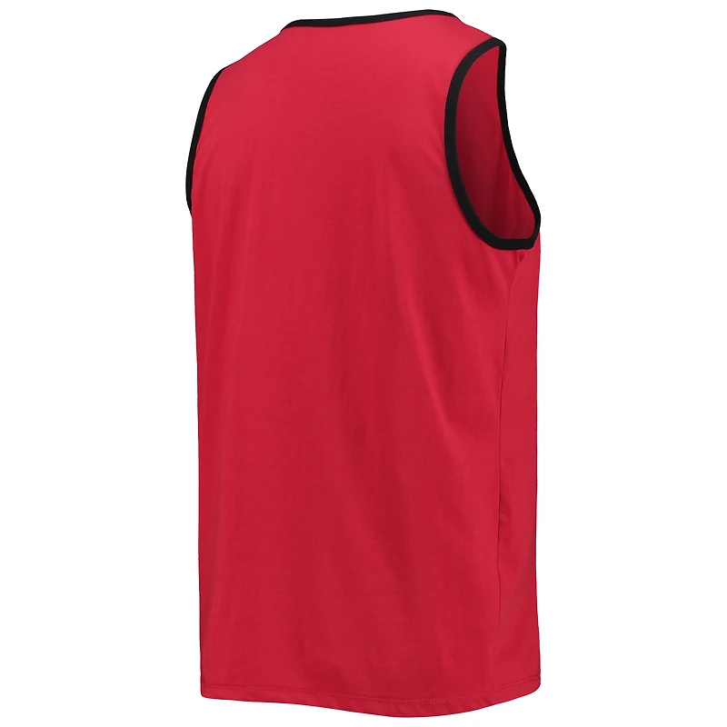 Débardeur Super Rival Atlanta Falcons Edge '47 rouge pour homme