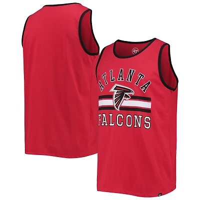 Débardeur Super Rival Atlanta Falcons Edge '47 rouge pour homme