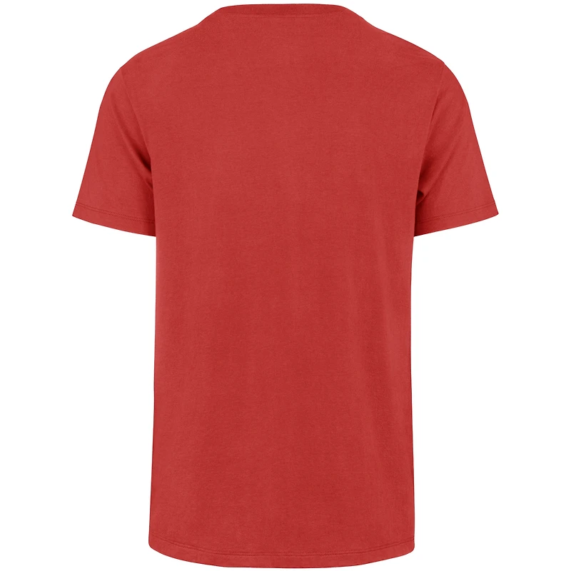 Men's '47 Red Atlanta Falcons Stripe Splash Franklin Throwback T-Shirt