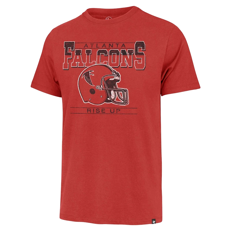 T-shirt rouge Time Lock Franklin '47 pour hommes des Falcons d'Atlanta