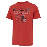 T-shirt rouge Time Lock Franklin '47 pour hommes des Falcons d'Atlanta