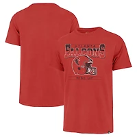 T-shirt rouge Time Lock Franklin '47 pour hommes des Falcons d'Atlanta