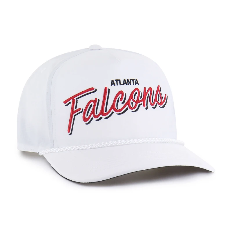 Men's '47 White Atlanta Falcons Brrr Fairway Hitch Adjustable Hat