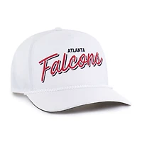 Men's '47 White Atlanta Falcons Brrr Fairway Hitch Adjustable Hat