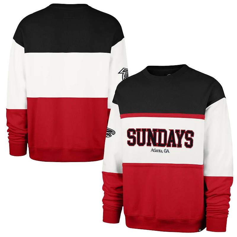 Sweat-shirt blanc « 47 Atlanta Falcons Sundays Breeze » pour homme, signé Maximalist
