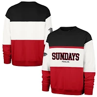 Sweat-shirt blanc « 47 Atlanta Falcons Sundays Breeze » pour homme, signé Maximalist