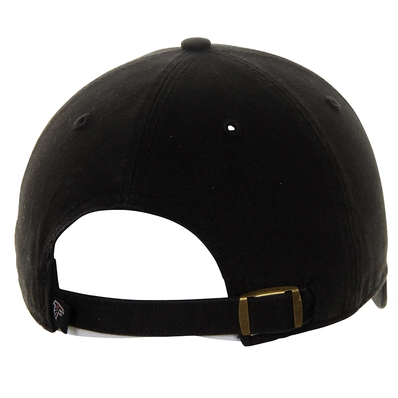 Mens Atlanta Falcons '47 Brand Black Cleanup Adjustable Hat