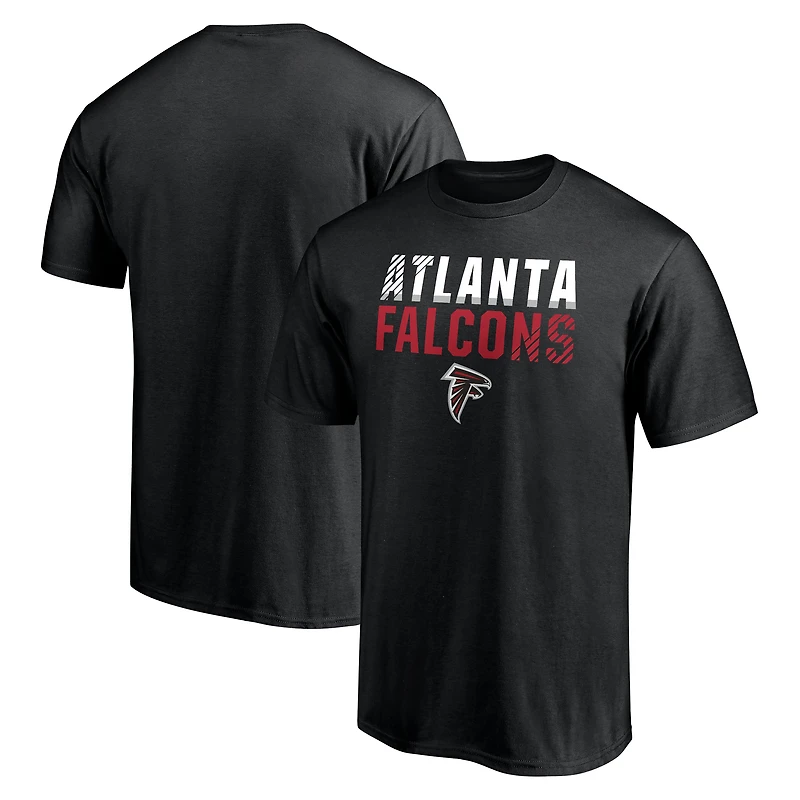 Men's Black Atlanta Falcons Fade Out T-Shirt