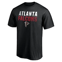 Men's  Black Atlanta Falcons Fade Out T-Shirt
