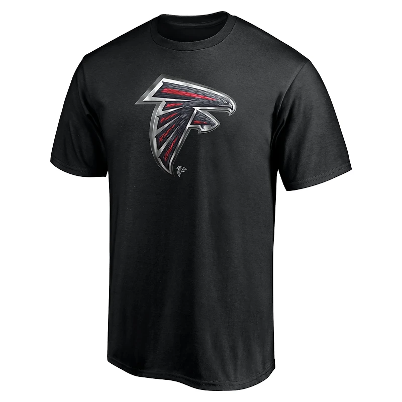 Men's  Black Atlanta Falcons Midnight Mascot T-Shirt