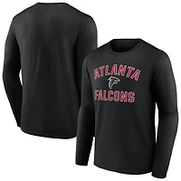 Men's  Black Atlanta Falcons Victory Arch Long Sleeve T-Shirt