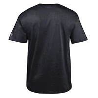 T-shirt noir Champion pour homme avec logo Arch Over des Falcons d'Atlanta