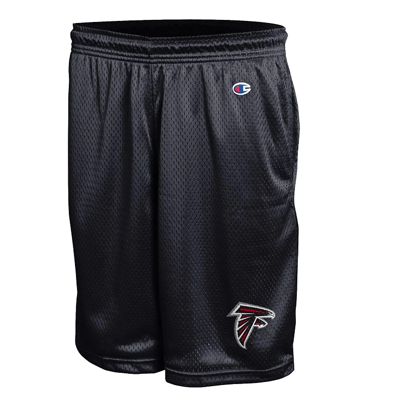 Men's Champion Black Atlanta Falcons Classic Mesh Shorts