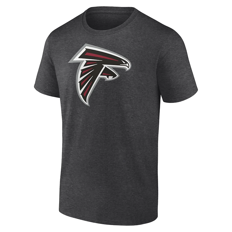 Men's  Charcoal Atlanta Falcons Primary Logo T-Shirt