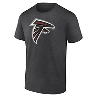 Men's  Charcoal Atlanta Falcons Primary Logo T-Shirt