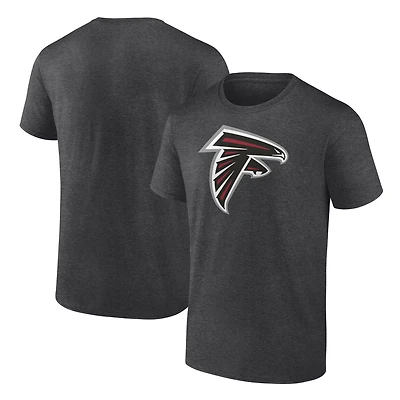 Men's  Charcoal Atlanta Falcons Primary Logo T-Shirt