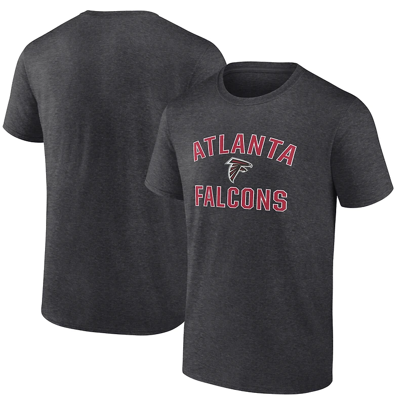 Men's  Charcoal Atlanta Falcons Victory Arch T-Shirt