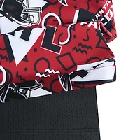 Short de bain doublé classique Chubbies rouge Atlanta Falcons pour homme
