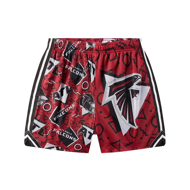 Short en maille rouge Chubbies pour homme des Falcons d'Atlanta