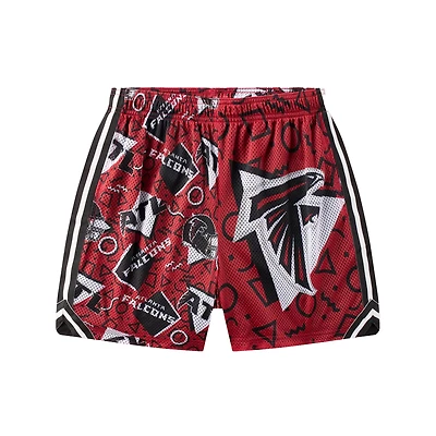 Short en maille rouge Chubbies pour homme des Falcons d'Atlanta