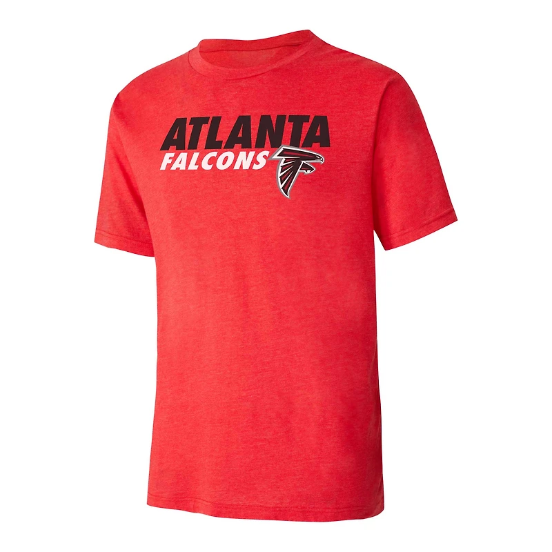 Men's Concepts Sport Black/Red Atlanta Falcons Meter Top & Shorts Sleep Set