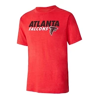 Men's Concepts Sport Black/Red Atlanta Falcons Meter Top & Shorts Sleep Set