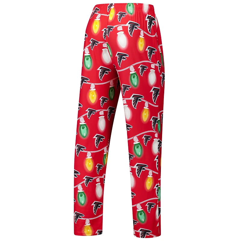 Ensemble haut à manches longues et pantalon en tricot raglan Garland des Falcons d'Atlanta pour homme Concepts Sport Red