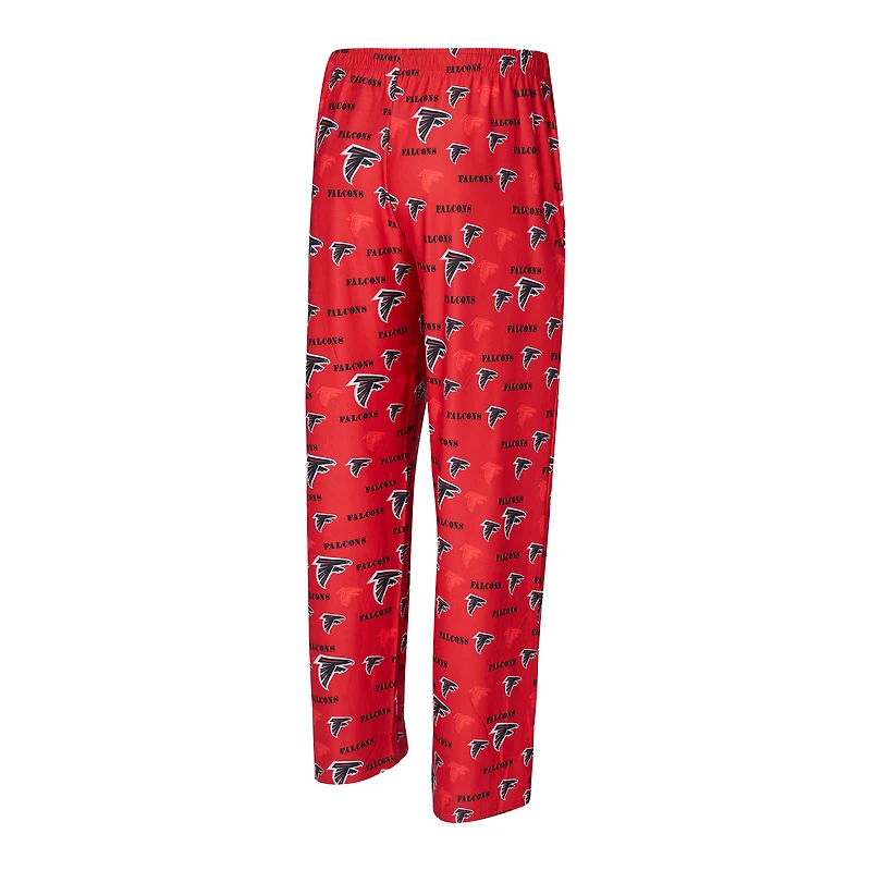 Pantalon Concepts Sport rouge à imprimé mosaïque des Falcons d'Atlanta pour homme