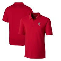 Polo extensible Forge rouge Cutter & Buck pour homme avec logo rétro des Falcons d'Atlanta, grandes tailles