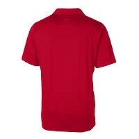 Polo extensible Forge rouge Cutter & Buck pour homme avec logo rétro des Falcons d'Atlanta, grandes tailles