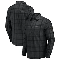 Chemise boutonnée en velours côtelé micro noir Atlanta Falcons pour homme, collection Darius Rucker par Fanatics