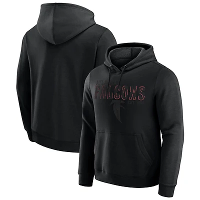 Sweat à capuche noir chiné des Falcons d'Atlanta pour homme de la collection Darius Rucker par Fanatics