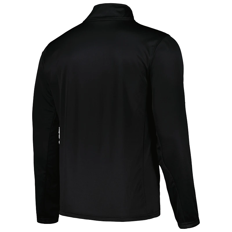 Men's Dunbrooke Black Atlanta Falcons All-Star Tech Quarter-Zip Top