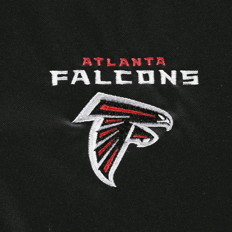 Haut à quart zippé Dunbrooke Atlanta Falcons Tech pour homme, noir
