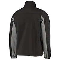 Veste softshell zippée intégrale Dunbrooke Black Atlanta Falcons Circle Zephyr pour homme