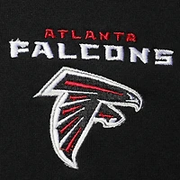 Men's Dunbrooke Black Atlanta Falcons Craftsman Thermal-Lined Full-Zip Hoodie