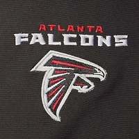 Blouson à fermeture éclair intégrale Dunbrooke Atlanta Falcons Sonoma pour hommes, noir