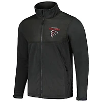 Veste Dunbrooke Heather Black Atlanta Falcons Explorer Tech Full-Zip pour homme