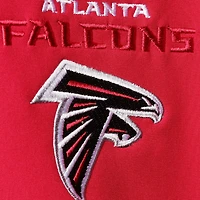 Veste à capuche zippée intégrale rouge Dunbrooke pour hommes Atlanta Falcons Tailles Big & Tall Alpha