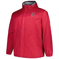 Men's Dunbrooke Red Atlanta Falcons Big & Tall Legacy Stadium Full-Zip Jacket