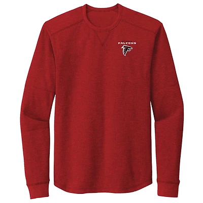 Men's Dunbrooke Red Atlanta Falcons Cavalier Thermal Long Sleeve T-Shirt