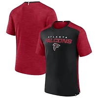 Men's Fanatics Black/Red Atlanta Falcons Defender Evo T-Shirt