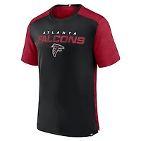 Men's Fanatics Black/Red Atlanta Falcons Defender Evo T-Shirt