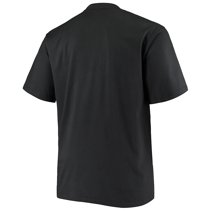T-shirt Fanatics noir pour homme, grandes tailles, couleurs vives, Atlanta Falcons