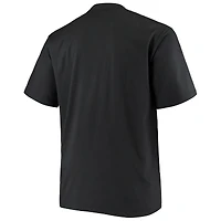T-shirt Fanatics noir pour homme, grandes tailles, couleurs vives, Atlanta Falcons