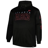 Men's Fanatics  Black Atlanta Falcons Big & Tall Fleece Pullover Hoodie